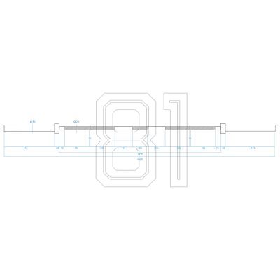 57. HMS Premium GCF700 crosscut bar 220 cm 20 kg
