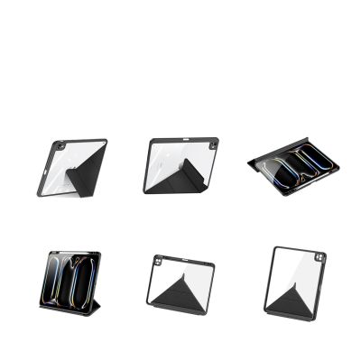 5. Dux Ducis Magi Case for iPad Pro 13" (2024/2025) with Stand - Black