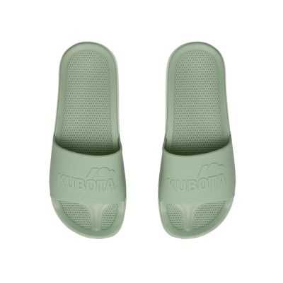 2. Kubota basic plain pastel green pool flip-flops K25SS-101-001-17-1
