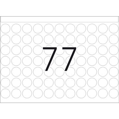 2. HERMA 2723 self-adhesive labels Round Blue 10000 pcs.