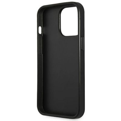 7. Guess Saffiano Triangle Logo case for iPhone 14 Pro Max - black