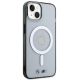 4. BMW BMHMP14SHCRS iPhone 14 6.1" case transparent hardcase Silver Ring MagSafe