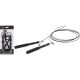 7. ADJUSTABLE SPEED SKIPPING ROPE ALUMINUM HANDLES 300 CM XQMAX BLACK