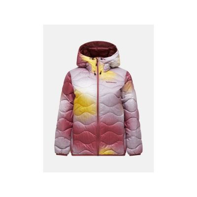 PEAK PERFORMANCE W Helium Aop Down Hood Jacket, multicolor - L