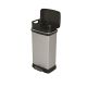 CURVER WASTE BIN WITH PEDAL 23L+23L/IML METALLIC