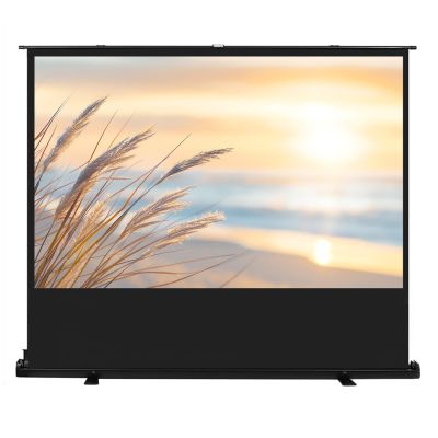 21. MACLEAN PORTABLE PROJECTION SCREEN, COMPACT, FLOOR, 80", 16:10 MC-212