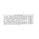 CHERRY STREAM Keyboard Office USB QWERTY US English White