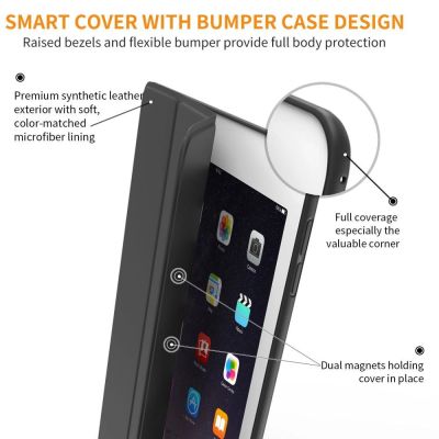 3. Tech-Protect SmartCase for iPad 9.7'' 5 / 6 2017-2018 - black