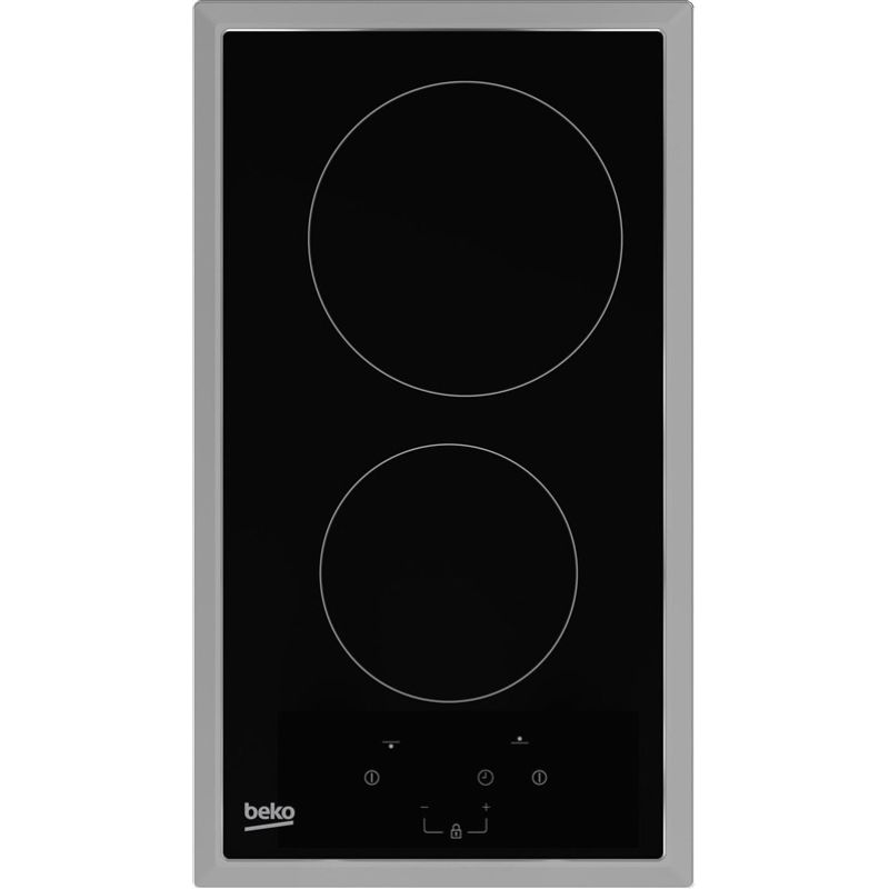 9. Beko HDMC 32400 TX ceramic hob (2 cooking zones; black)
