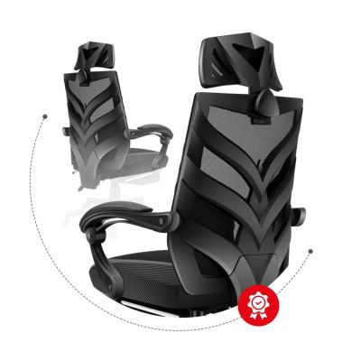 43. Huzaro Combat 5.0 Black Gaming Chair