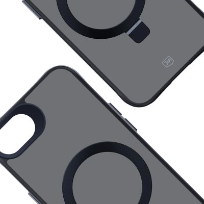 16. 3mk Smoke Case Mag&Stand for Apple iPhone 16E - black