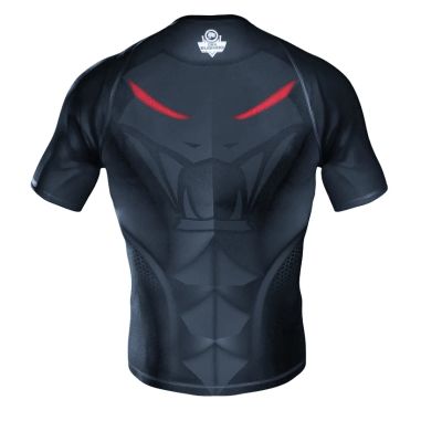 8. The "Snake" compression Rashguard shirt is made of DBX MORE DRY M material.