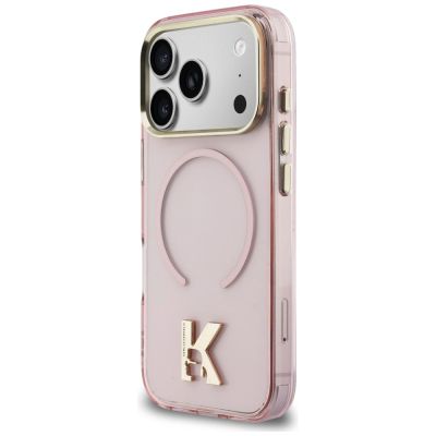 2. Karl Lagerfeld IML K Head Logo MagSafe Case for iPhone 17 Pro - Pink