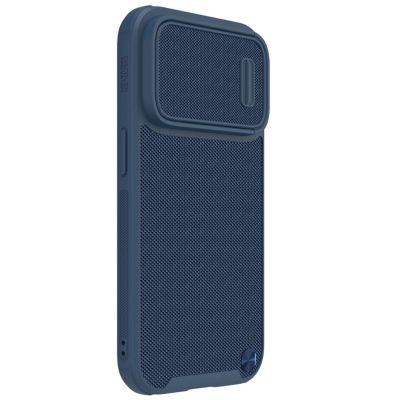 4. Nillkin Textured S Case iPhone 14 Pro Max armored cover with camera cover blue