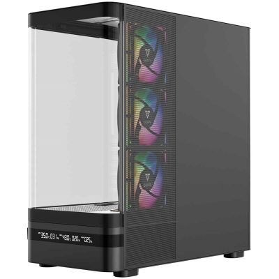 27. MODECOM VOLCANO AQ 200 ARGB MIDI CASE BLACK