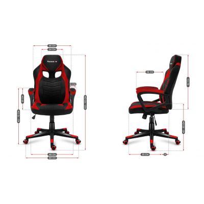 11. Huzaro FORCE 2.5 Red Mesh Gaming Chair