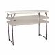 8. Half-folding table 122 cm height adjustable 4428