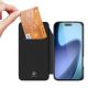 4. Dux Ducis Skin Pro Case for iPhone 17 Pro with Flip and Card Slot - Black