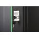9. DYNAmic 19" 9U rack 600x600 wall-mounted network cabinet, glass door, black, undivided, assembled, 60kg