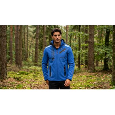 4. Men’s Softshell Jacket Geographical Norway ROYAUTE DB ROYAL BLUE BLACK MEN 068 (WY2168H/GN-ROYAL BLUE / BLACK)