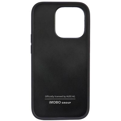 4. Audi Synthetic Leather iPhone 14 Pro 6.1" black/black hardcase AU-TPUPPCIP14P-TT/D1-BK