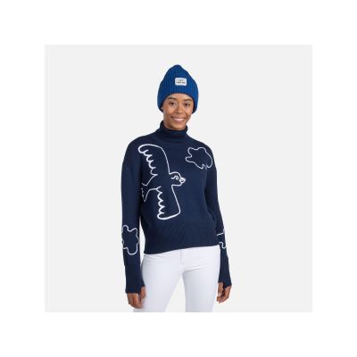 Rossignol W Jcc Roll Neck Sweater Blue