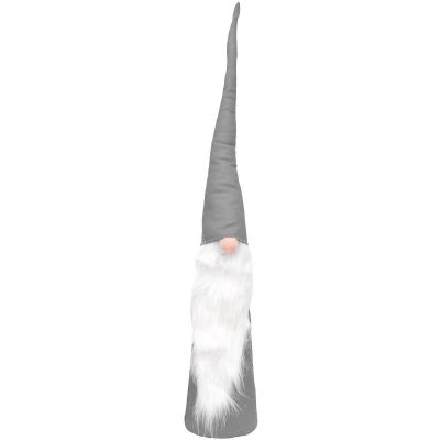 7. SET OF GRAY DECORATIVE SANTA CLAUS 60, 70, 80 CM