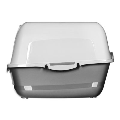 6. DIAMENTIQ BAYA litter box light gray/dark gray - cat litter box