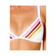 7. RIP CURL Wave Shapers Stripe Banded Tri Bikini Top – White