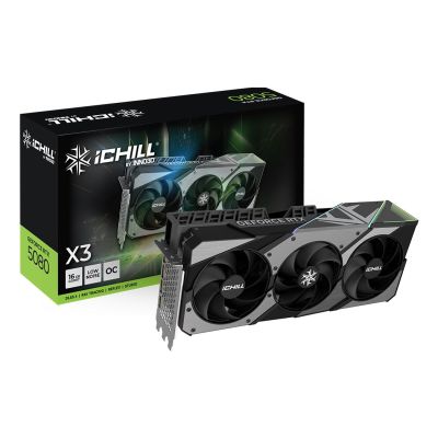 7. INNO3D GEFORCE RTX 5080 ICHILL X3 16GB GDDR7 Graphics Card