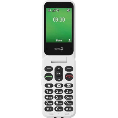 4. Doro Leva E30 7.11 cm (2.8") 142.7 g Red, White Functional phone