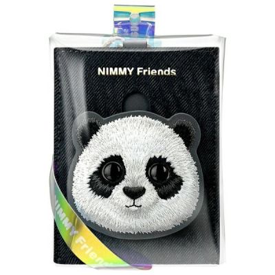 12. Nimmy Big Eyed Pet 2.0 Cat Wallet Card Holder - Black