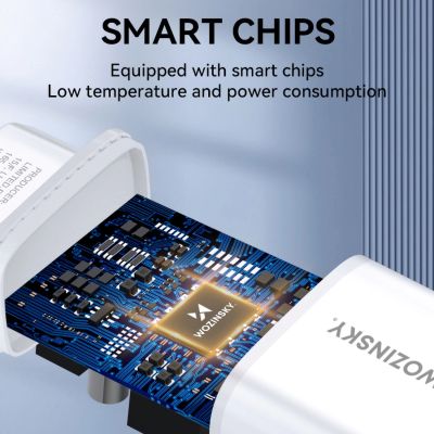 8. Wozinsky CUWCW 2.4A 2 x USB-A Wall Charger - White