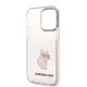 7. Karl Lagerfeld Ikonik Choupette case for iPhone 14 Pro Max - pink