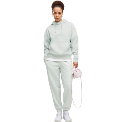 5. Women's Puma ESS Script Comfort Hoodie mint green 694136 29