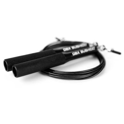 5. Aluminum skipping rope with steel cable DBX Pro Black + cover