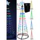 23. DECORATIVE CHRISTMAS TREE 154 LED RGB 150 CM BLACK