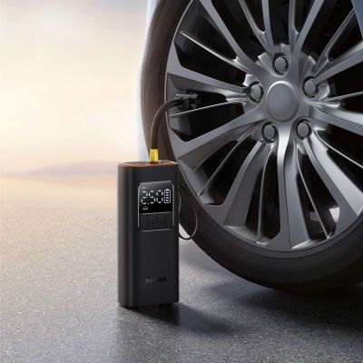 8. Baseus SuperMini Pro Battery Compressor with Display - Black