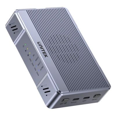 9. Unitek enclosure 2x M.2 20 Gb/s RAID0, RAID1 + cloning