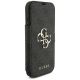4. Guess Book 4G Metal Logo Case for iPhone 17 Pro - Black