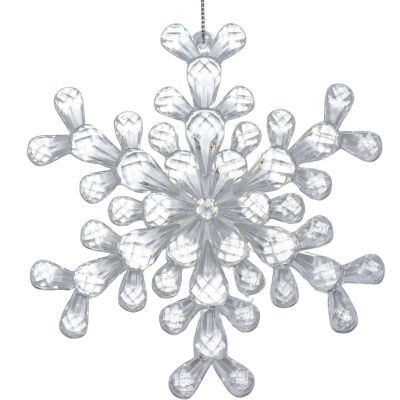 8. SNOWFLAKE HANGING DECORATION 12x12 CM PATTERN 2