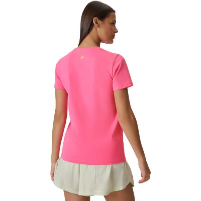 3. Women's T-shirt 4F F2718 fuchsia 4FWSS26TTSHF2718 55S