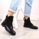 10. Insulated flat ankle boots Potocki W WOL88C black