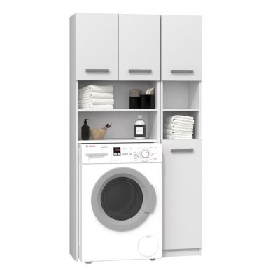 2. MARPOL BATHROOM SET SHELF CABINET WHITE