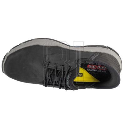 3. Skechers Slip-Ins: Respected - Garrett 205201-BLK Black 41