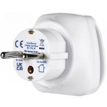 LEXINGHAM UNIVERSAL TRAVEL ADAPTER WORLD -> EU SCHUKO, 2 PCS