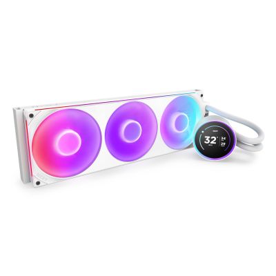 4. NZXT Kraken Elite 420 RGB Processor All-in-One Liquid Cooler 14cm White 1 pc.
