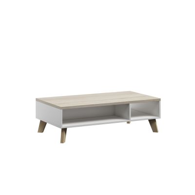 2. LOTTA 110 coffee table, white + sonoma oak