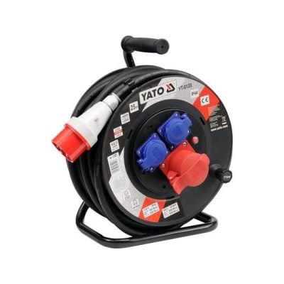 Yato YT-8120 reel 3 x power socket 25 m