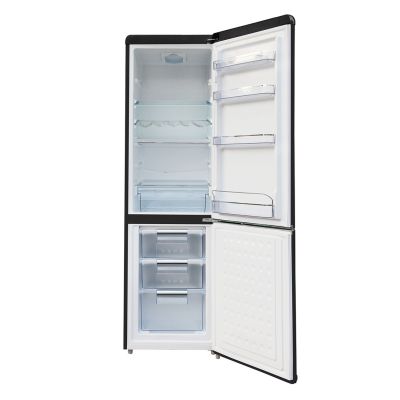 2. Ravanson LKK-250RB 250l Retro Refrigerator | LED lighting | Vintage style | 545 x 585 x 182 mm | Black